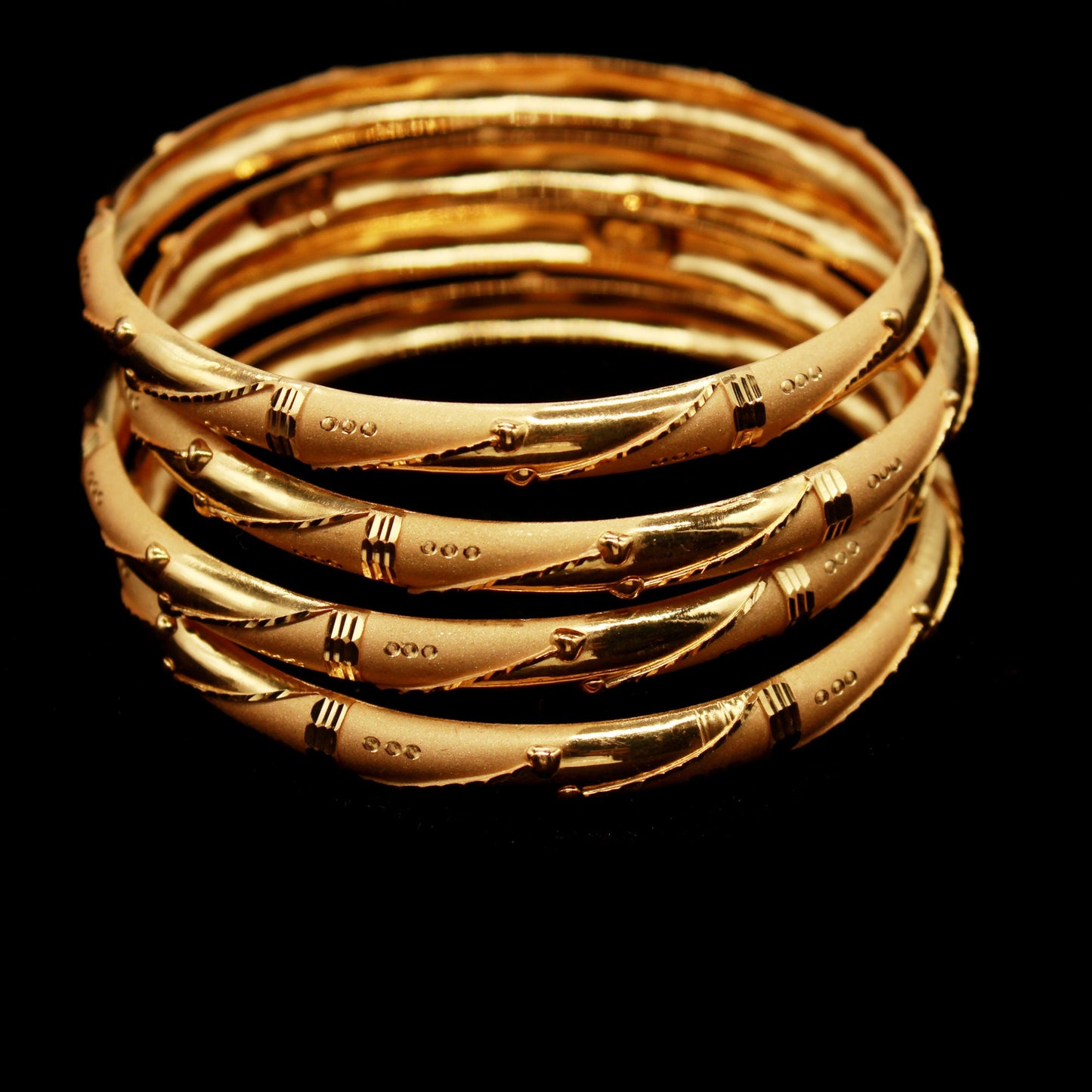Pure 22k Gold Bangles Indian Handmade vintage design, Single Bangle, Wax inside, Traditional Rajasthan India , Bracelet Wedding Jewelry