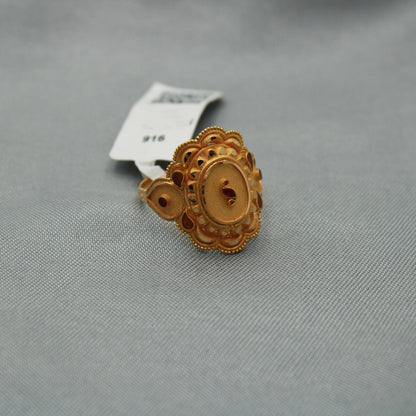22k Solid Gold Ring Jewelry, Handmade Indian Vintage and antique Ring, Statement Pure Real Gold Ring, Indian Gold Ring, Women Gold Ring,