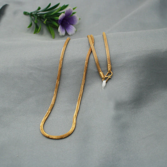 22k Gold Chain, Handmade Chain Jewelry, Box Style Chain, indian gold chain necklace jewelry