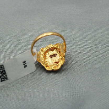 22k Solid Gold Ring Jewelry, Handmade Indian Vintage and antique Ring, Statement Pure Real Gold Ring, Indian Gold Ring, Women Gold Ring,