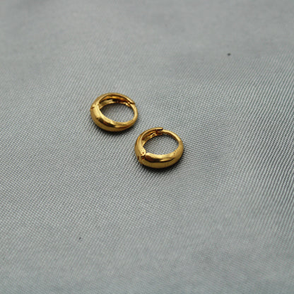 20k Yellow Gold Hoop earrings Bali Earrings