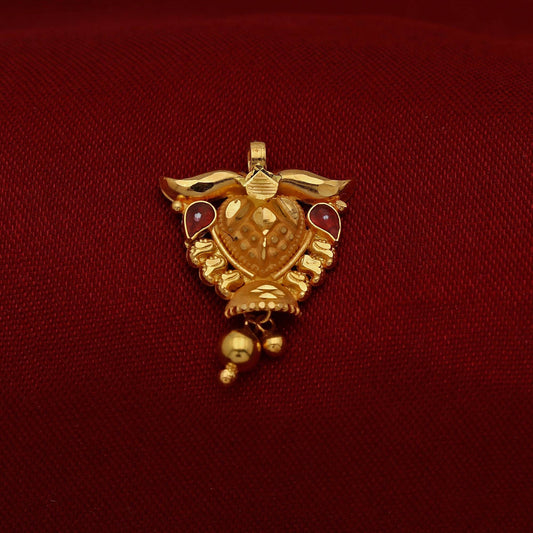 22k Gold Pendant Jewelry, Traditional Indian Gold Jewelry, vintage antique design