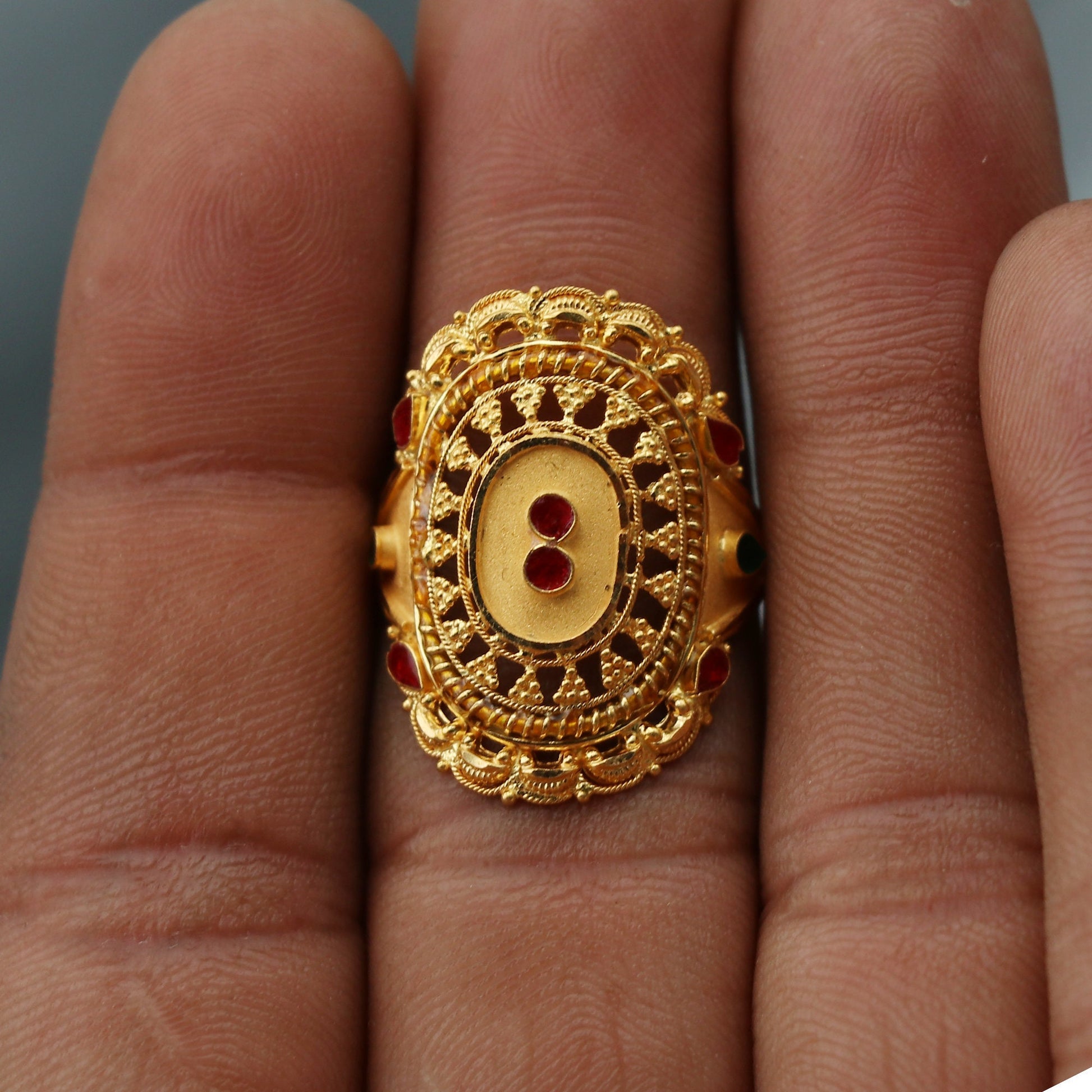 22K 18K YELLOW GOLD JEWELRY 