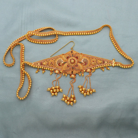 exclusive 22k hallmark Gold Belly Chain,