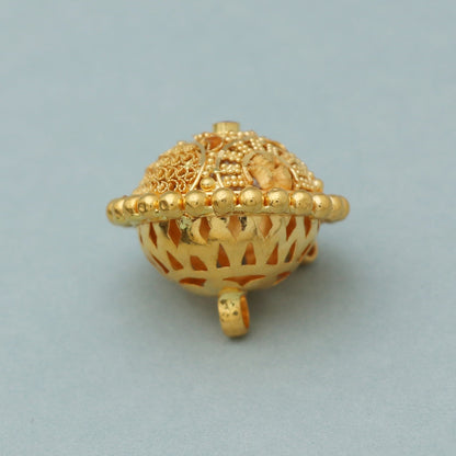 22k Yellow Gold mang tikka Jewelry , Handmade Yellow gold Borla for women, Handmade design indian gold Head Jewelry