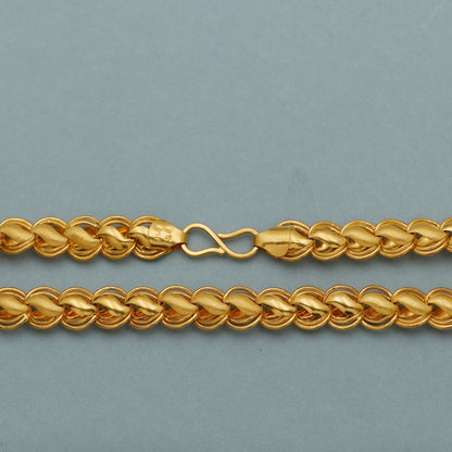 Women 22k solid gold chain necklace handmade jewellery