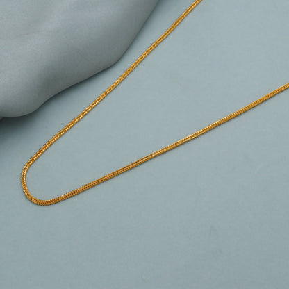 Solid gold 22k chain necklace handmade indian jewelry