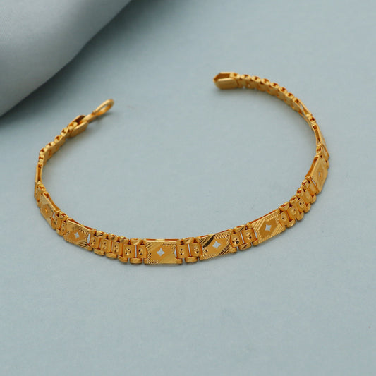 22k Gold Bracelet For men boy , Yellow Gold Bracelet, stylish design, Indian gold bracelet jewelry for gift