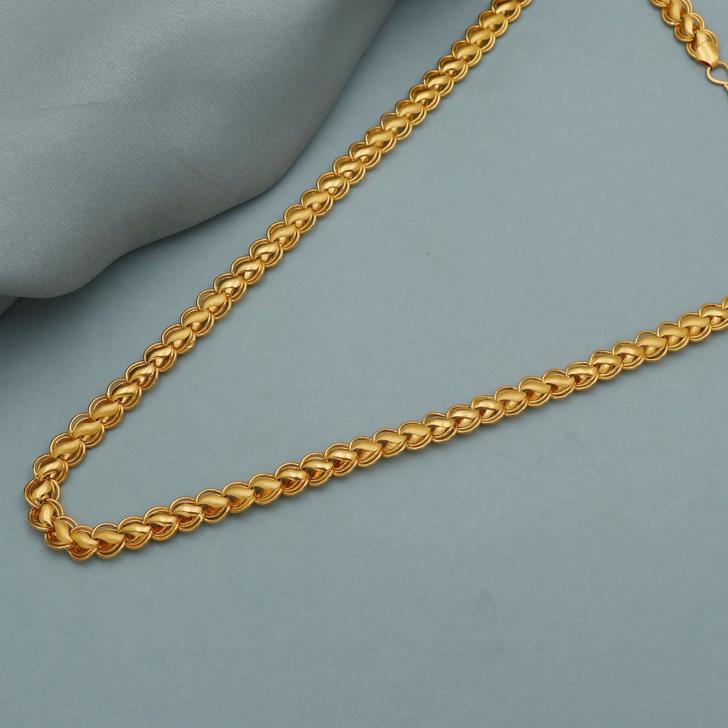 Women 22k solid gold chain necklace handmade jewellery