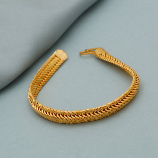 22k Gold Bracelet For men boy , Yellow Gold Bracelet, unique stylish design, Indian gold bracelet jewelry for gift