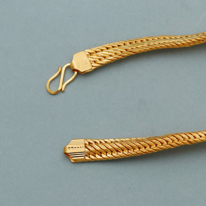 22k Gold Bracelet For men boy , Yellow Gold Bracelet, unique stylish design, Indian gold bracelet jewelry for gift
