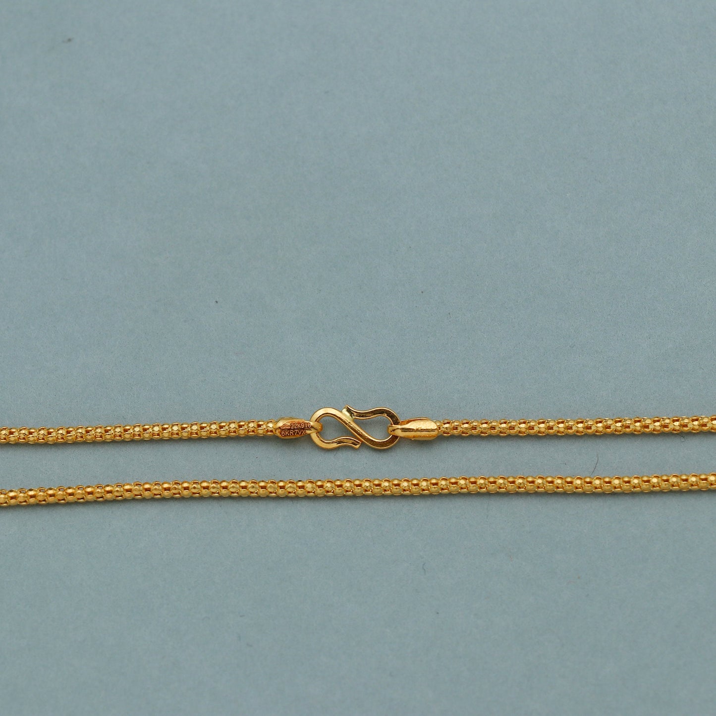solid 22k gold necklace chain, Round Venetian Chain, women gold chain, 22k necklace chain, Handmade Indian Necklace Chain Jewelry for Gift