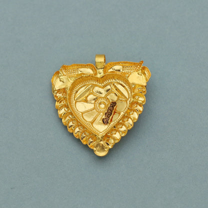 Pure solid 22k Gold Pendant Jewelry, Traditional Indian Gold Jewelry, vintage antique design