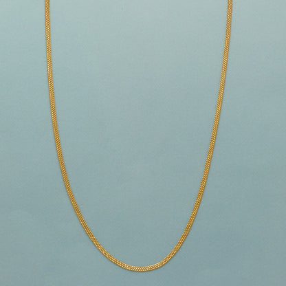 Fine 22kt box style 22k yellow gold chain necklace gift , all sizes,
