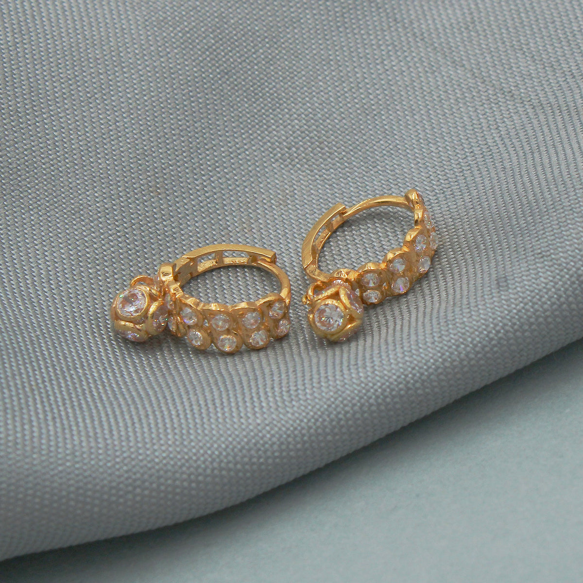 Dainty 20k Gold Hoop Earrings: Handmade Indian Bali Style