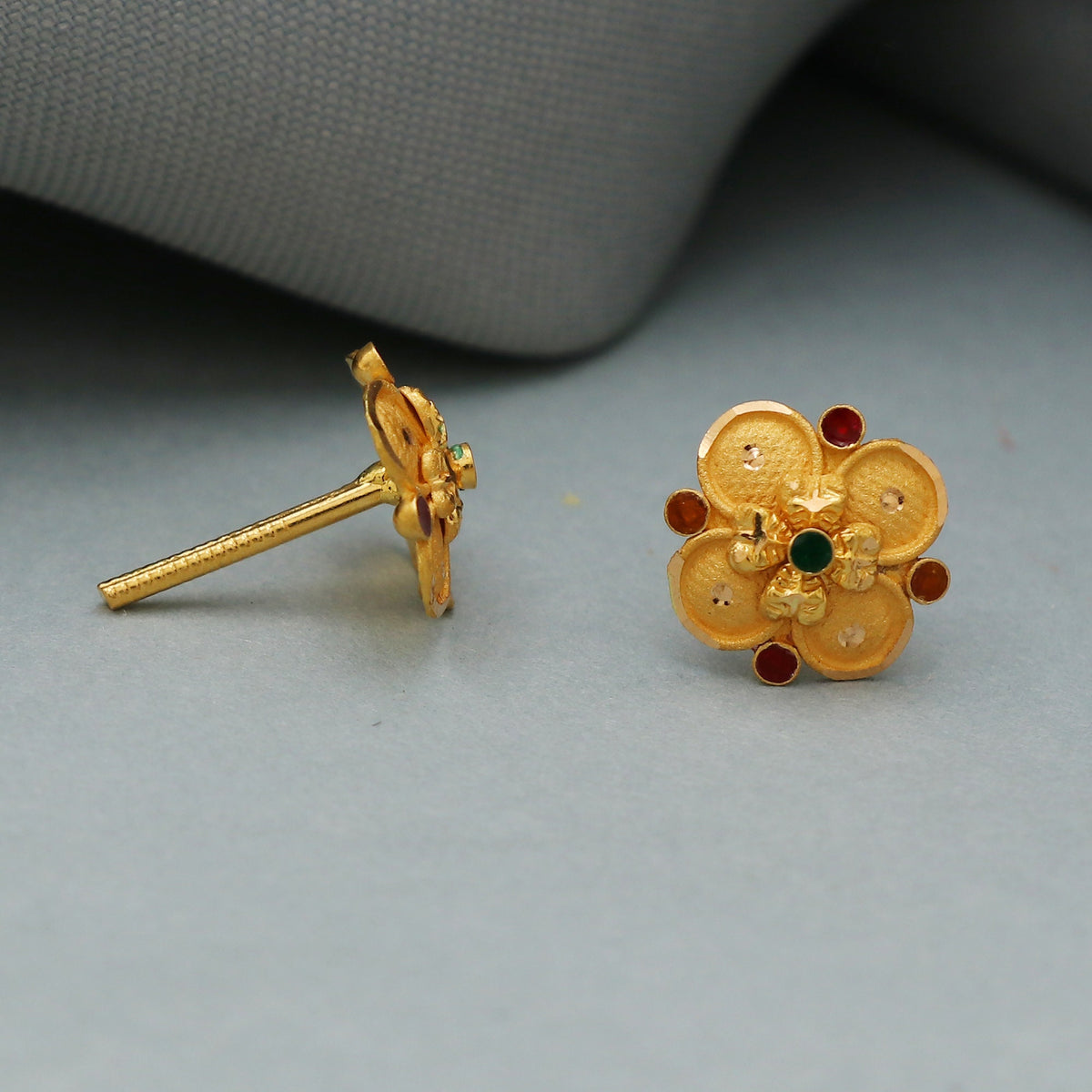 Handmade Real 22k Gold Earrings Jewelry for gift