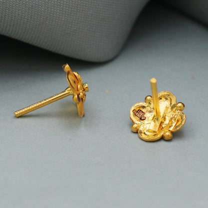 Handmade Real 22k Gold Earrings Jewelry for gift