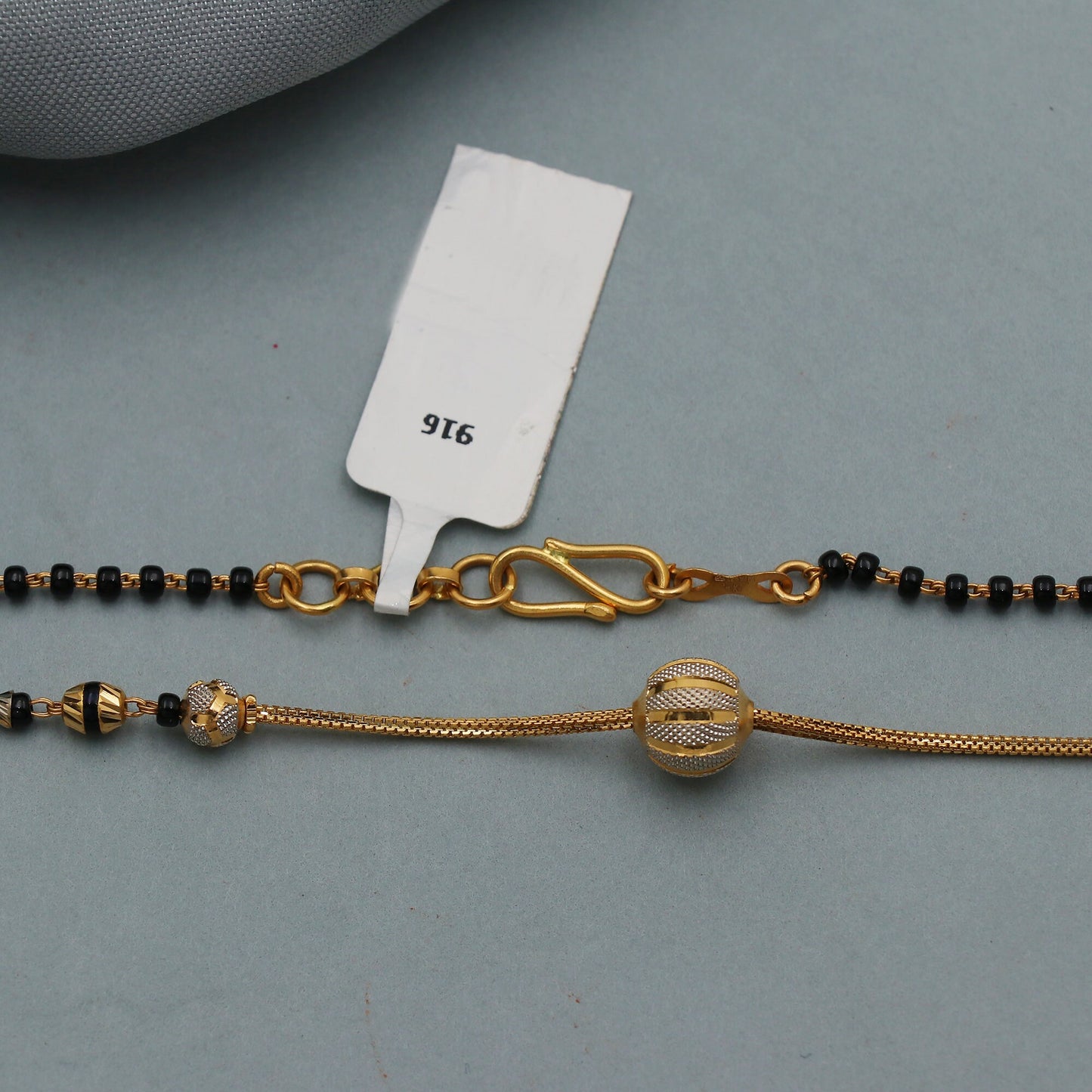 22k Gold beads Chain mangalsutra chain, Indian wife chain