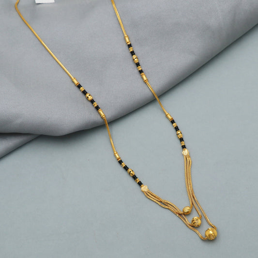 Handmade 22k Gold Mangalsutra Necklace: Indian Wedding Jewelry