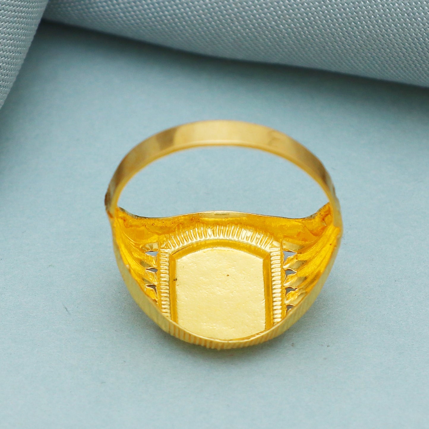Pure Solid 22k Yellow Gold Ring Size 6 7 8, and All Size, Hand Carved Gold Ring, Indian Gold Ring, Handmade Gold Ring for Men and Women