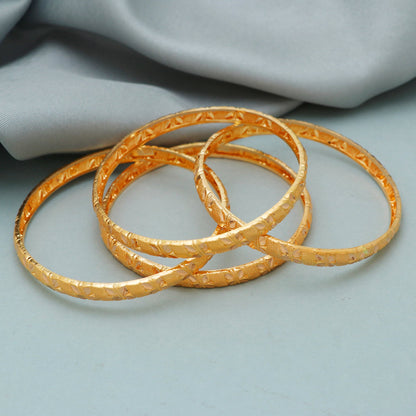 Pure 22k Gold Bangles Indian Handmade light weight inner waxed, Traditional Rajasthan India , Bangle Bracelet pair Wedding Jewelry
