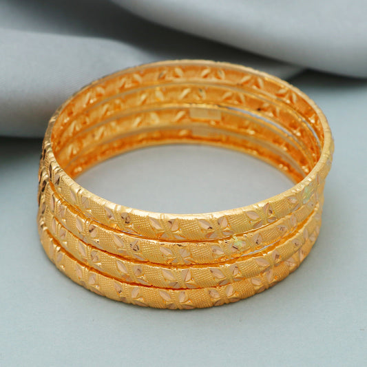 22k Gold Bangles Indian Handmade light weight inner wax, Traditional Rajasthan India , Bangle Bracelet pair Wedding Jewelry