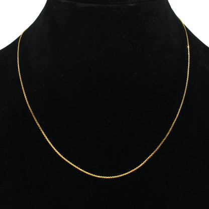 22k Gold Chain Necklace all size Anniversary Wedding Gift Festive Wear