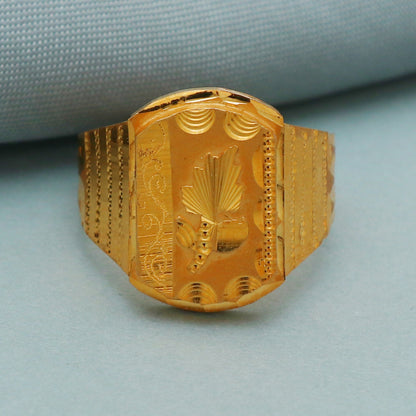22k real gold ring