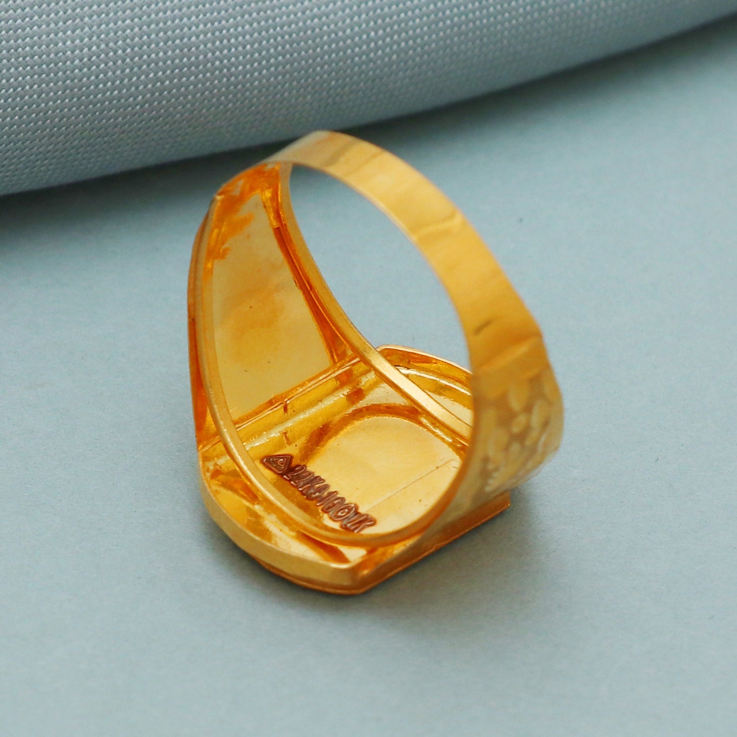 Solid 22k Yellow Gold Ring Size 6 7 8, and All Size, Hand Carved Gold Ring, Indian Gold Handmade Ring, Men Women Gold Ring For Gift