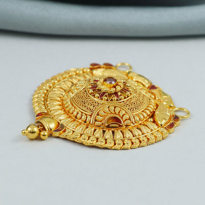 Pure 22k 18k gold pendant, K4558