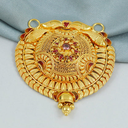 Pure 22k 18k gold pendant, K4558