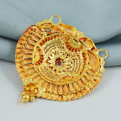 Pure 22k 18k gold pendant, K4558
