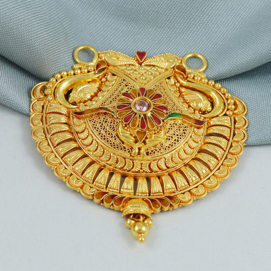 Pure 22k 18k gold pendant, K4560