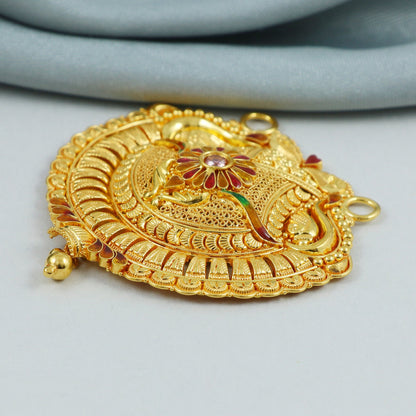 Pure 22k 18k gold pendant, K4560