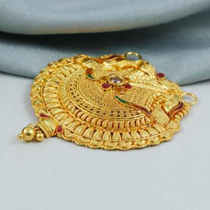 Intricate 22k 18k gold pendant , K4562