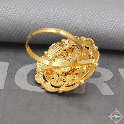 Pure 22k Yellow Gold Ring Jewelry, Handmade Indian Vintage and antique design, Pure Gold Ring, All Size, K5020