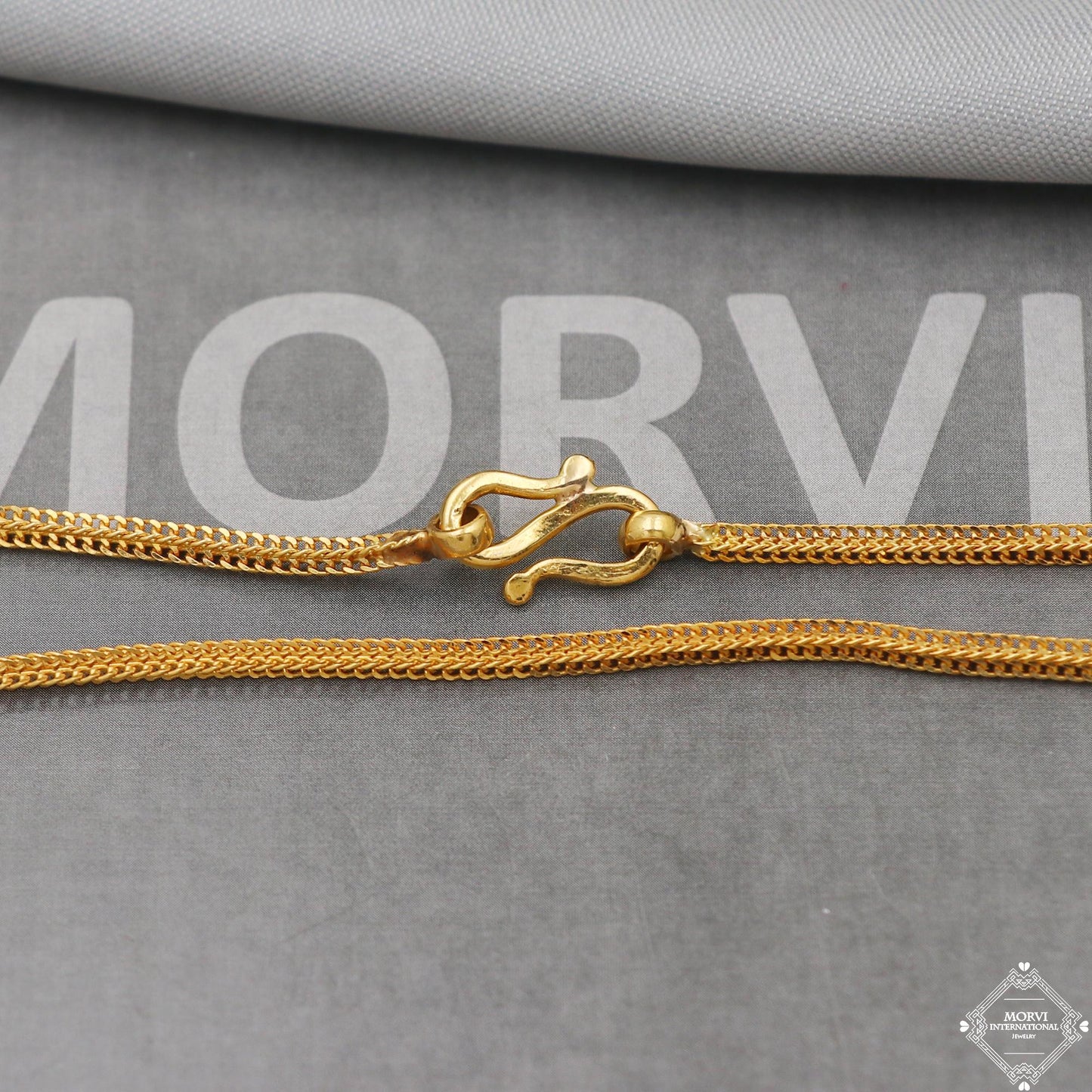 handmade 22k Gold Chain Necklace wheat style For men women Anniversary Wedding Gift chain, 22kt  Gold Chain, pure gold necklace chain, K5111