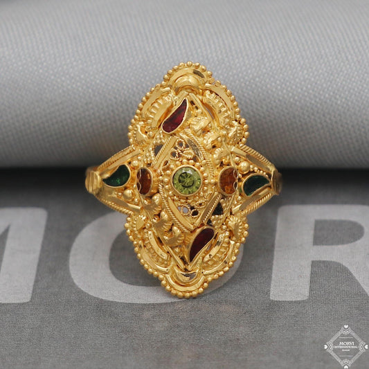 Wedding Gold Ring, Women Party Wear Ring, Minimalist Ring,