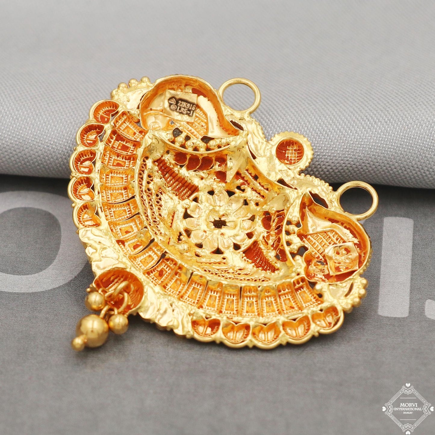 Pure Gold Pendant 22k Gold Jewelry
