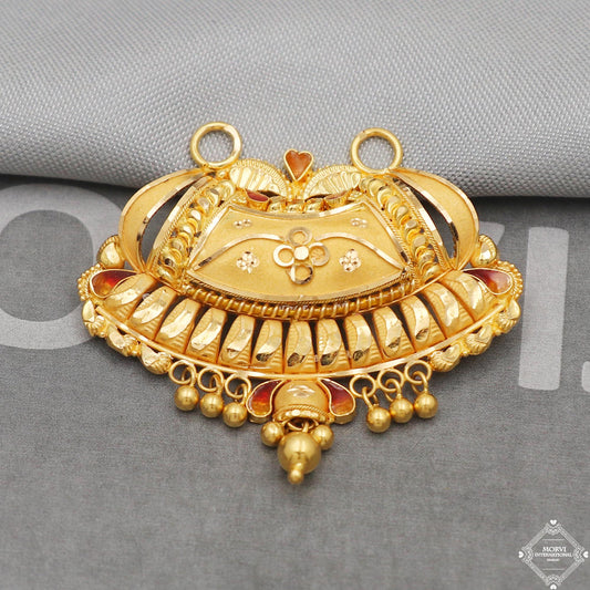 22k 22kt Yellow Gold Pendant 22k Gold Handmade Jewelry