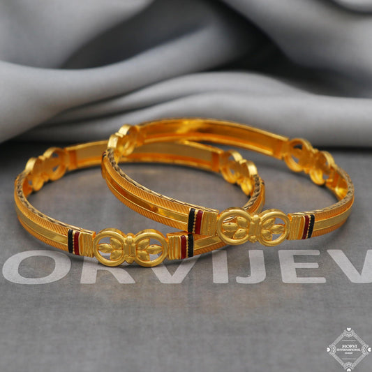 Solid 22k 22 karat Gold Bangles Bracelet, K5175
