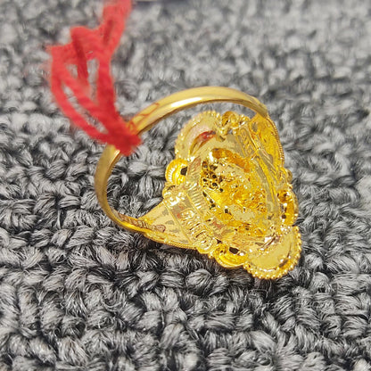 handmade 22k gold ring from india made in solid 22k gold,