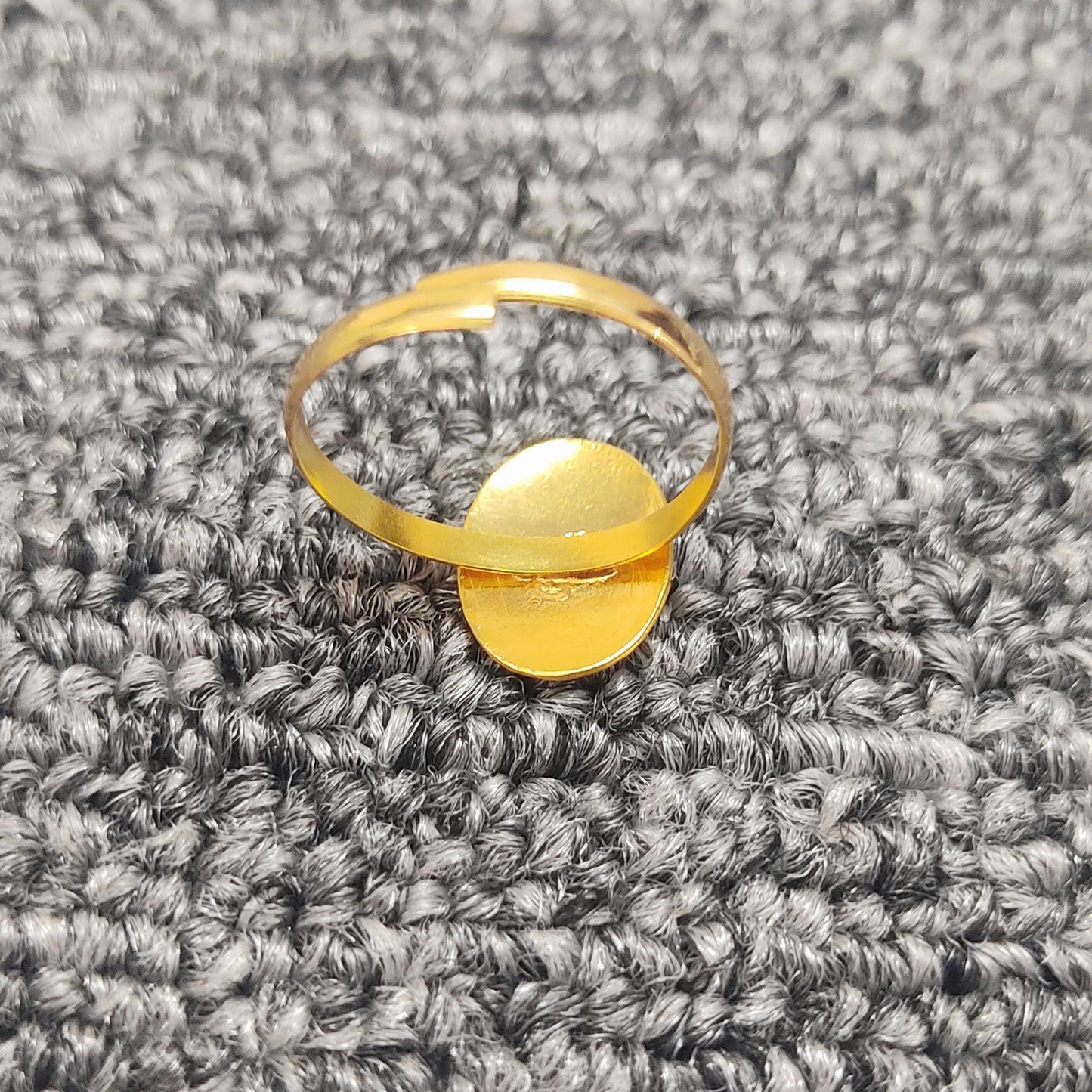 toe leg finger ring 18k yellow gold toe ring single jewelry for gift