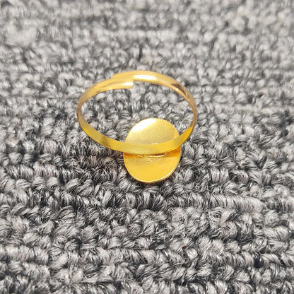 22k Yellow Gold Ring Vintage Antique Design Ring Handmade Ring Indian Jewelry for gift, Women Real Gold Ring