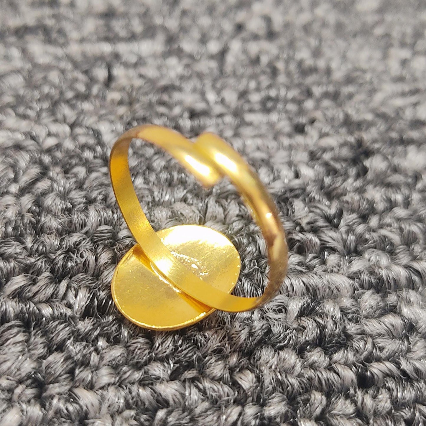 toe leg finger ring 18k yellow gold toe ring single jewelry for gift