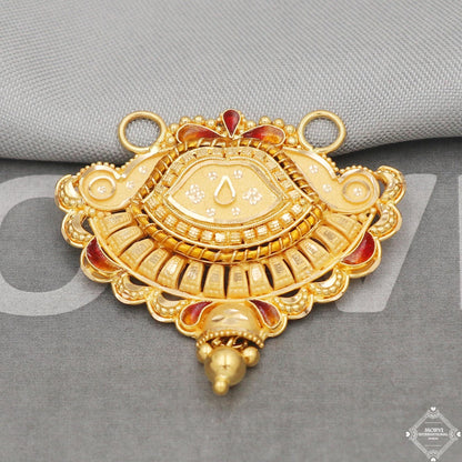 Handmade 22k Gold Pendant 22kt Gold Jewelry