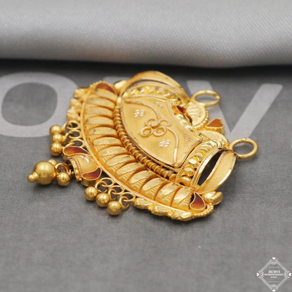 22k 22kt Yellow Gold Pendant 22k Gold Handmade Jewelry