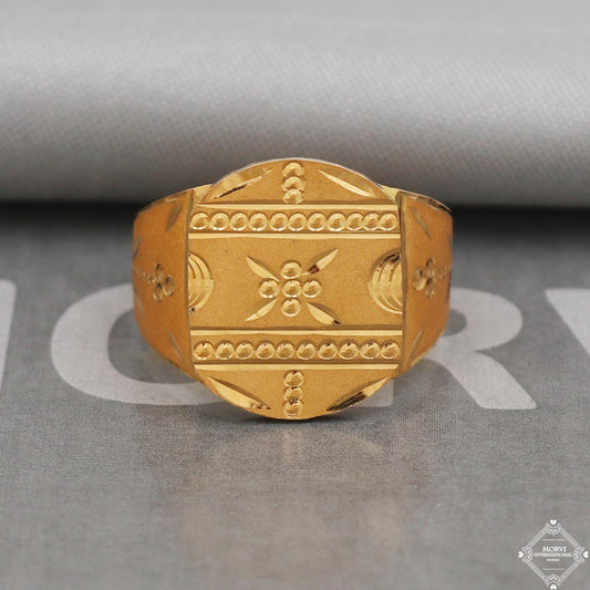 Solid 22kt Gold Ring Jewelry for Gift