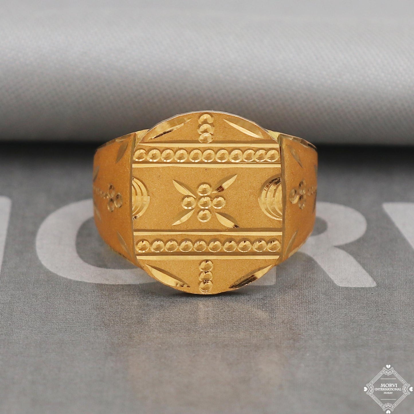 Solid 22kt Gold Ring Jewelry for Gift