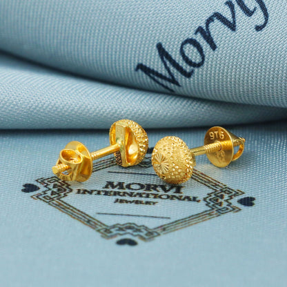 Small 22k Gold Stud Earrings gift